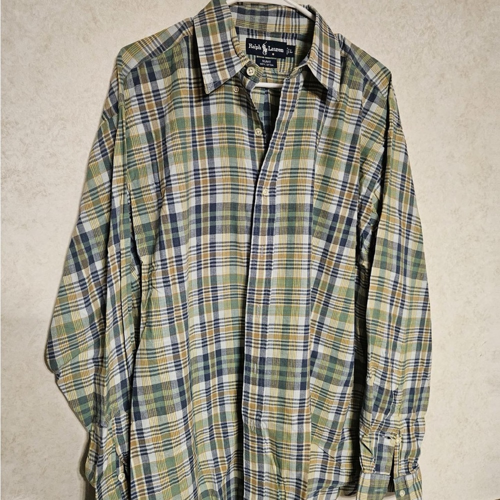 Ralph Lauren‎ Multicolor Plaid Cotton Shirt